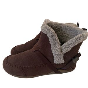 Xero Shoes Ashland Dark Taupe Womens Slip On Ankle Boot Minimalist  SZ 8